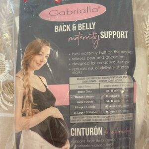 Gabriella Maternity Support Belt in White‎